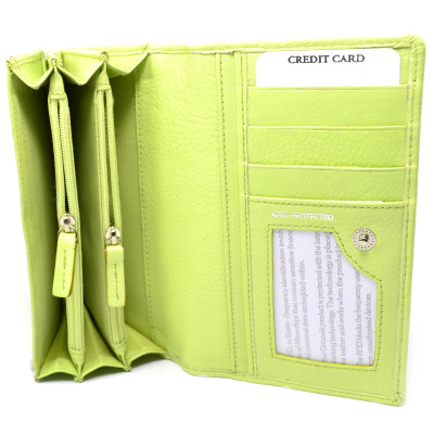 Barevná dámská peněženka kožená