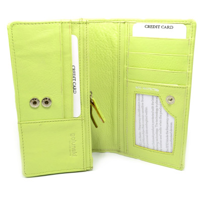 Barevná dámská peněženka kožená