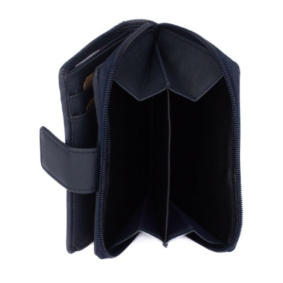 Barevná kožená dámská peněženka