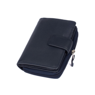 Barevná kožená dámská peněženka