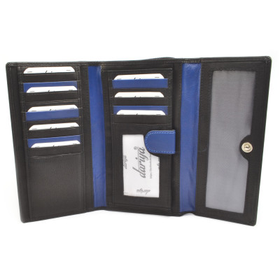 Barevná kožená peněženka dámská