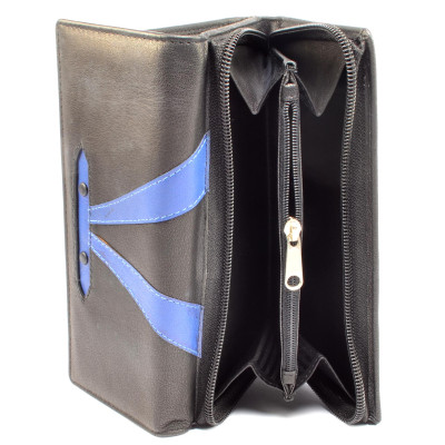 Barevná kožená peněženka dámská