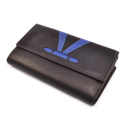 Barevná kožená peněženka dámská