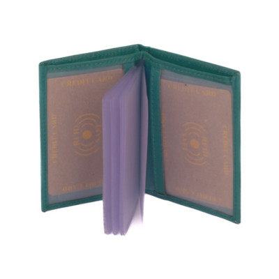 Barevné pouzdro na karty kožené