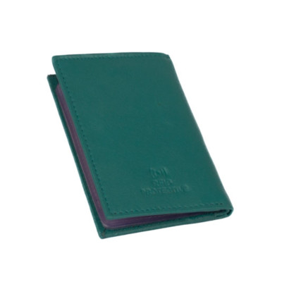 Barevné pouzdro na karty kožené