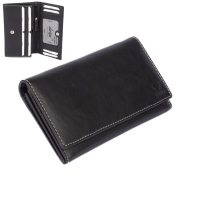 Černá dámská peněženka kožená