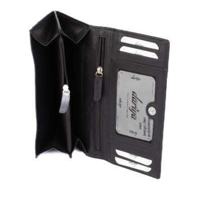 Černá dámská peněženka kožená