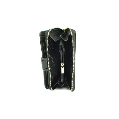 Černá kožená peněženka dámská