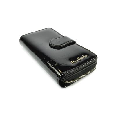 Černá kožená peněženka dámská