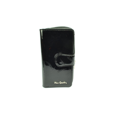 Černá kožená peněženka dámská