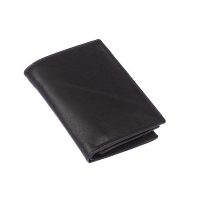 Černá kožená peněženka pánská