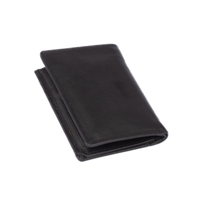 Černá kožená peněženka pánská