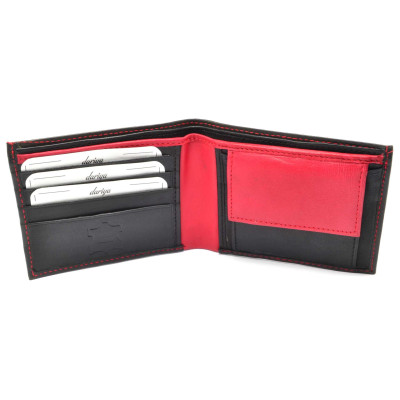 Černá pánská peněženka kožená