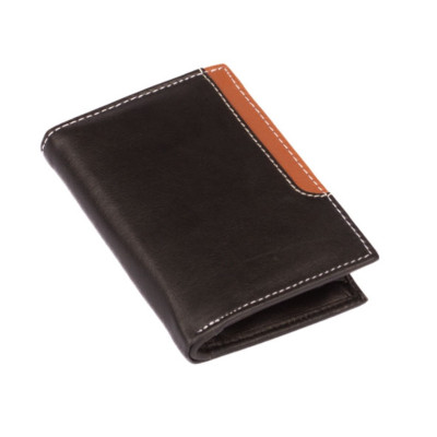 Černá peněženka kožená pánská