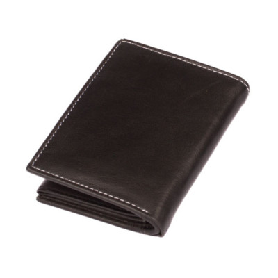 Černá peněženka kožená pánská