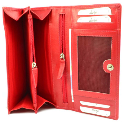 Červená dámská peněženka