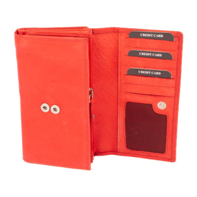 Červená peněženka dámská