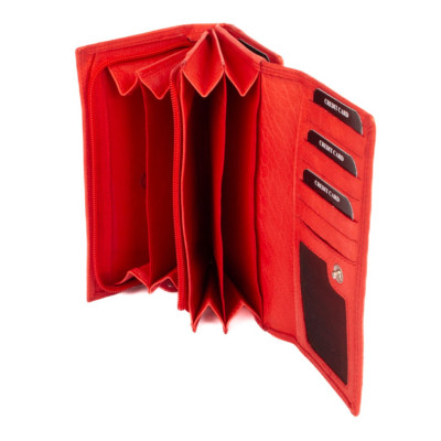 Červená peněženka dámská