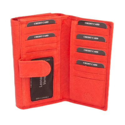 Červená peněženka dámská