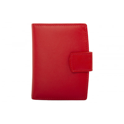 Červená peněženka kožená dámská