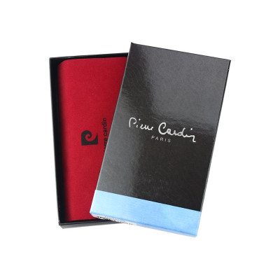 Červená peněženka kožená dámská