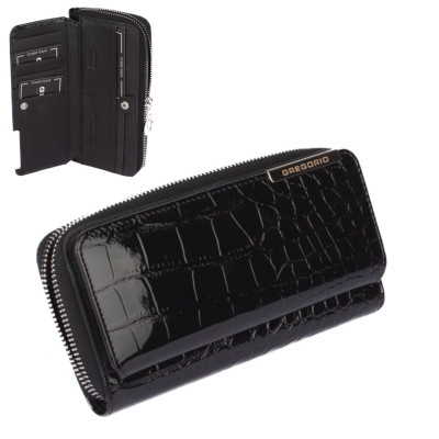 Dámská černá peněženka s krabičkou