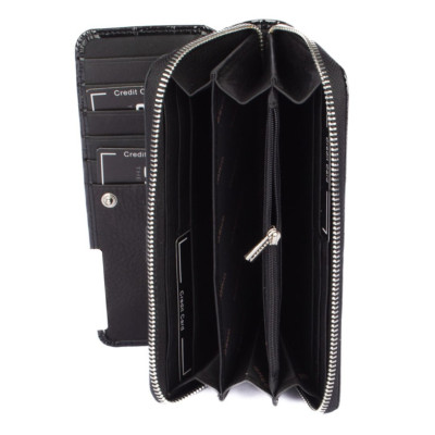 Dámská černá peněženka s krabičkou