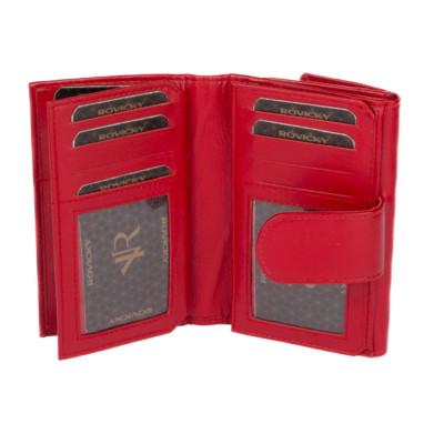 Dámská červená peněženka