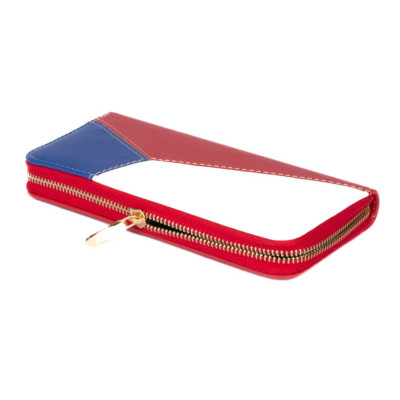 Dámská kožená peněženka s motivem vlajky