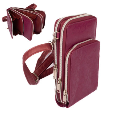 Dámská kožená velká peněženka