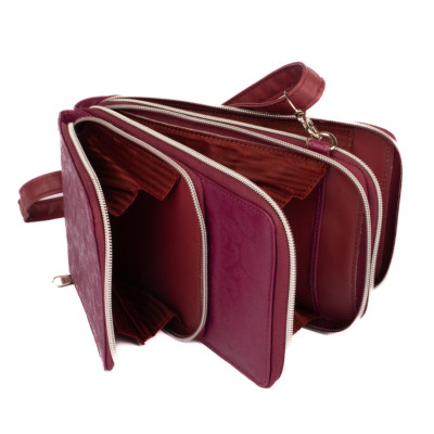 Dámská kožená velká peněženka