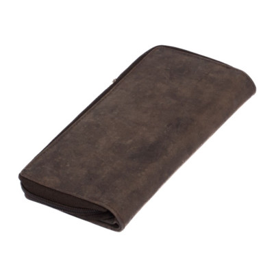 Dámská luxusní kožená hnědá peněženka