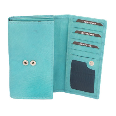 Dámská modrá peněženka