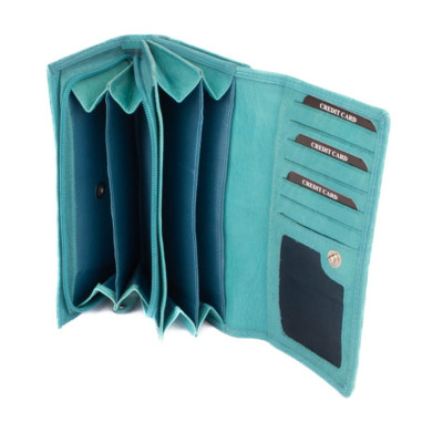 Dámská modrá peněženka