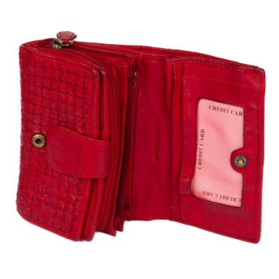 Dámská peněženka červená velká