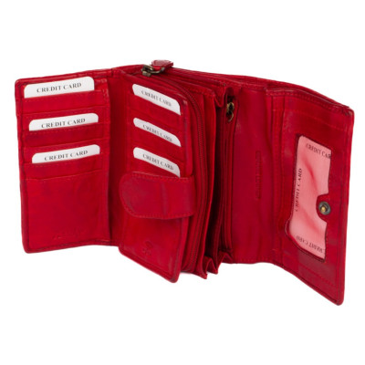 Dámská peněženka červená velká