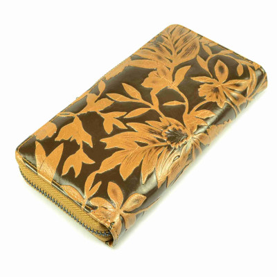 Dámská peněženka hnědá kožená