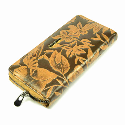 Dámská peněženka hnědá kožená