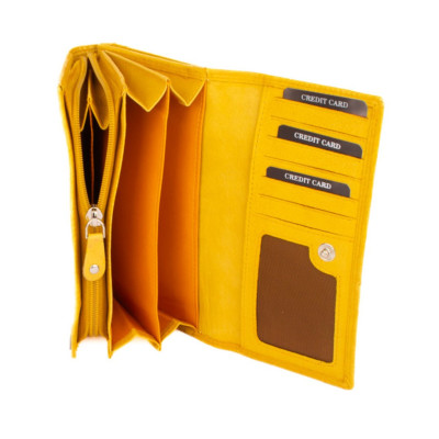 Dámská žlutá peněženka