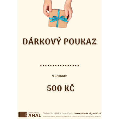 Dárkový poukaz 500 Kč