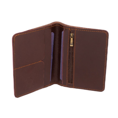 Dokladovka kožená hnědá