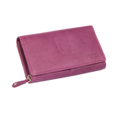 Fialová peněženka kožená dámská