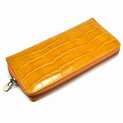 Hnědá dámská kožená peněženka