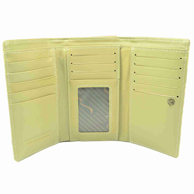 Hnědá dámská peněženka kožená