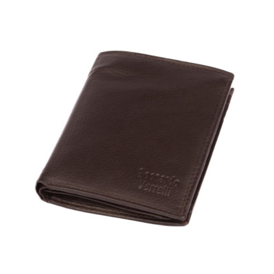 Hnědá kožená peněženka pánská
