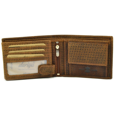 Hnědá pánská peněženka