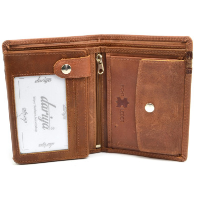 Hnědá pánská peněženka kožená
