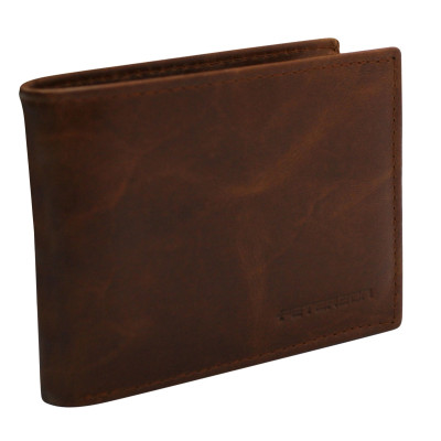 Hnědá peněženka kožená pánská