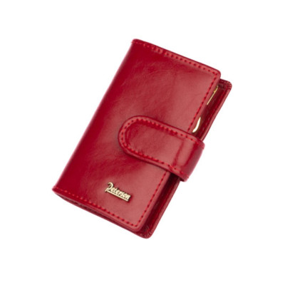 Klíčenka červená kožená