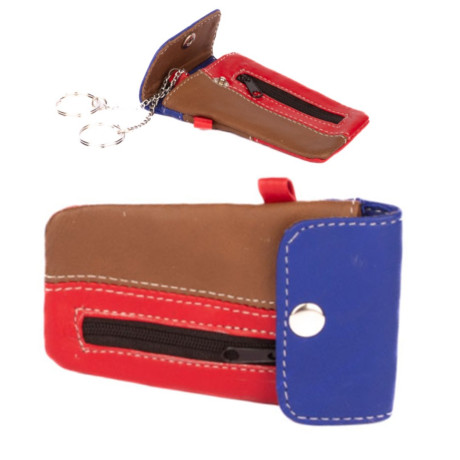 Klíčenka kožená barevná